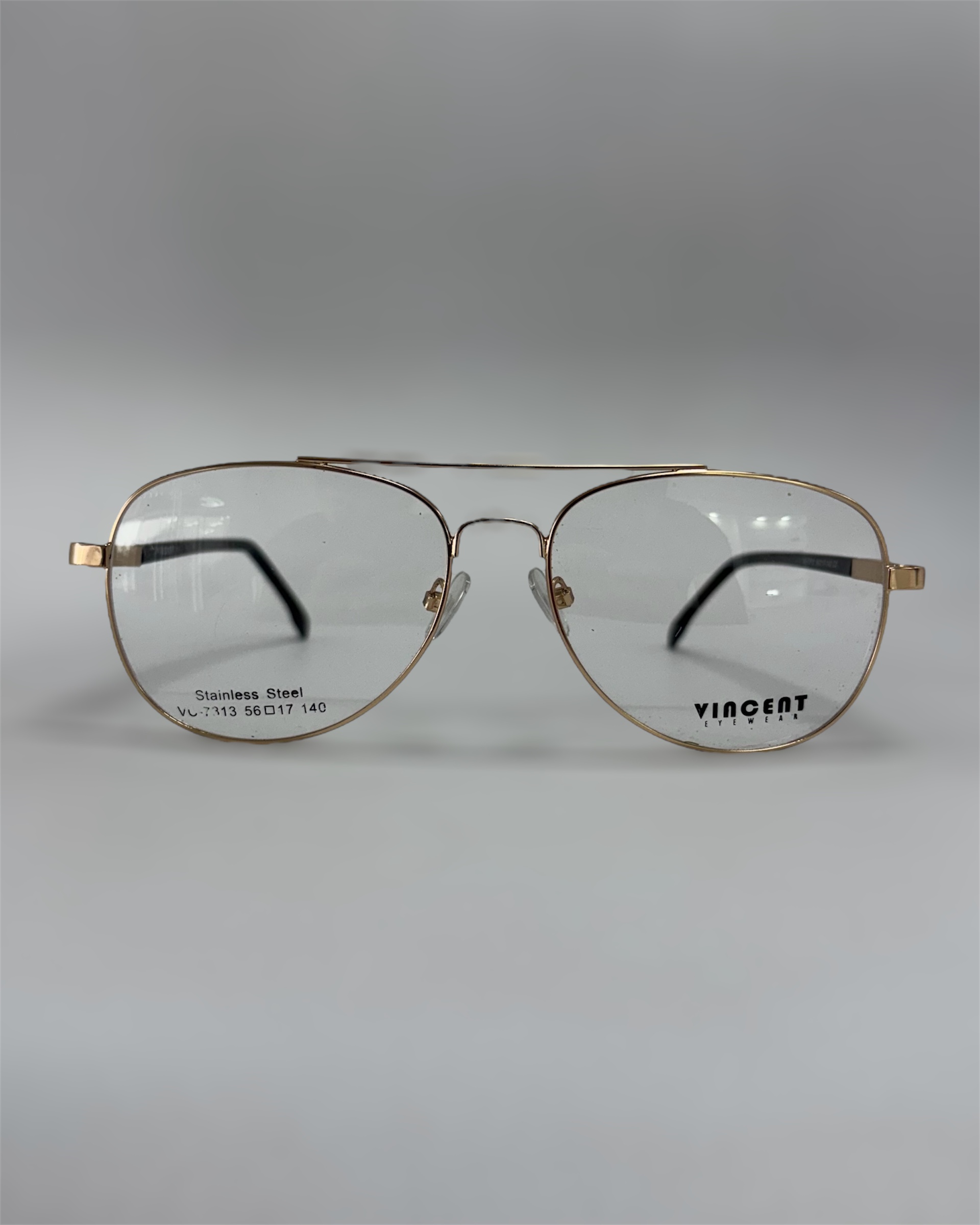 Vincent gafas de armazón dorado