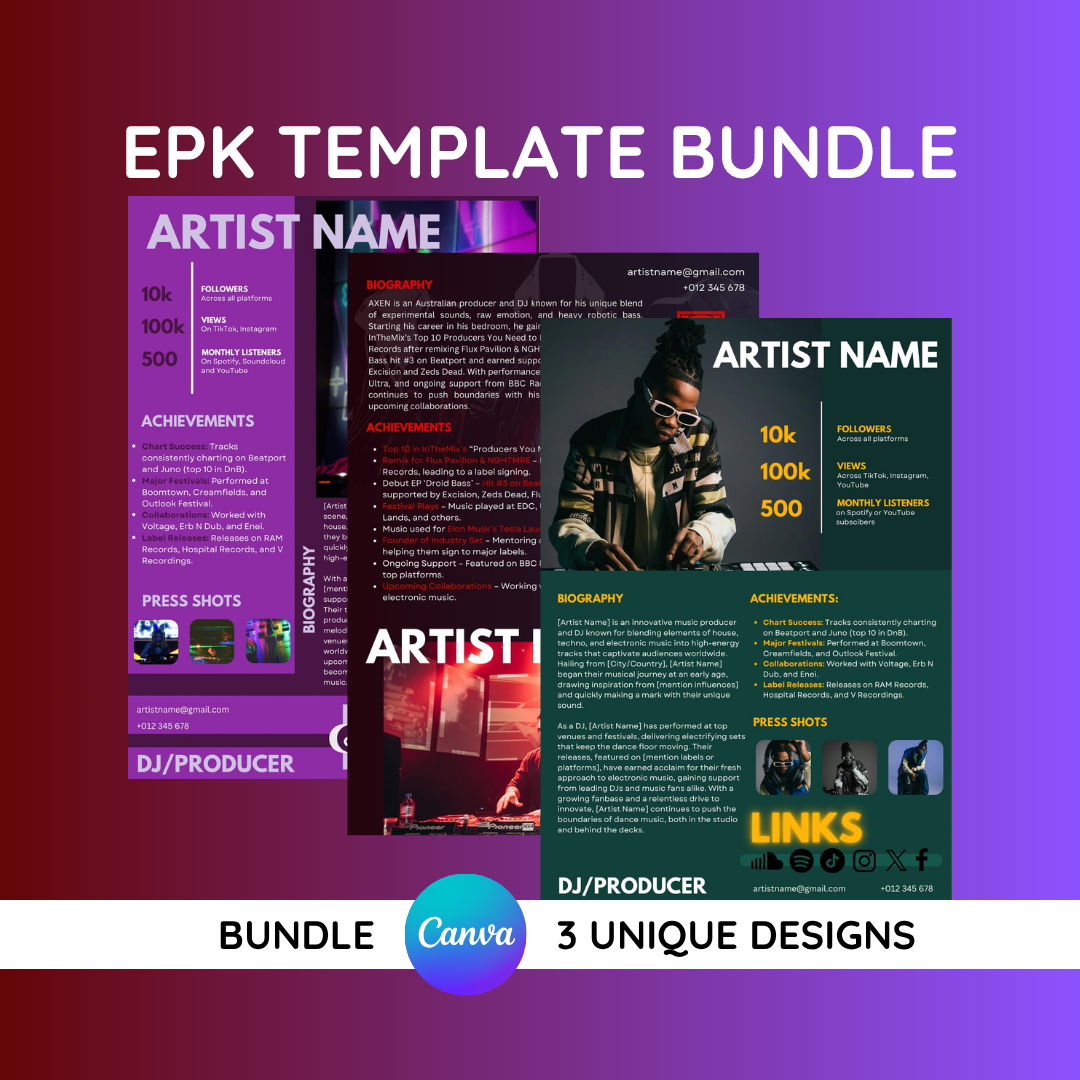EPK Template Bundle