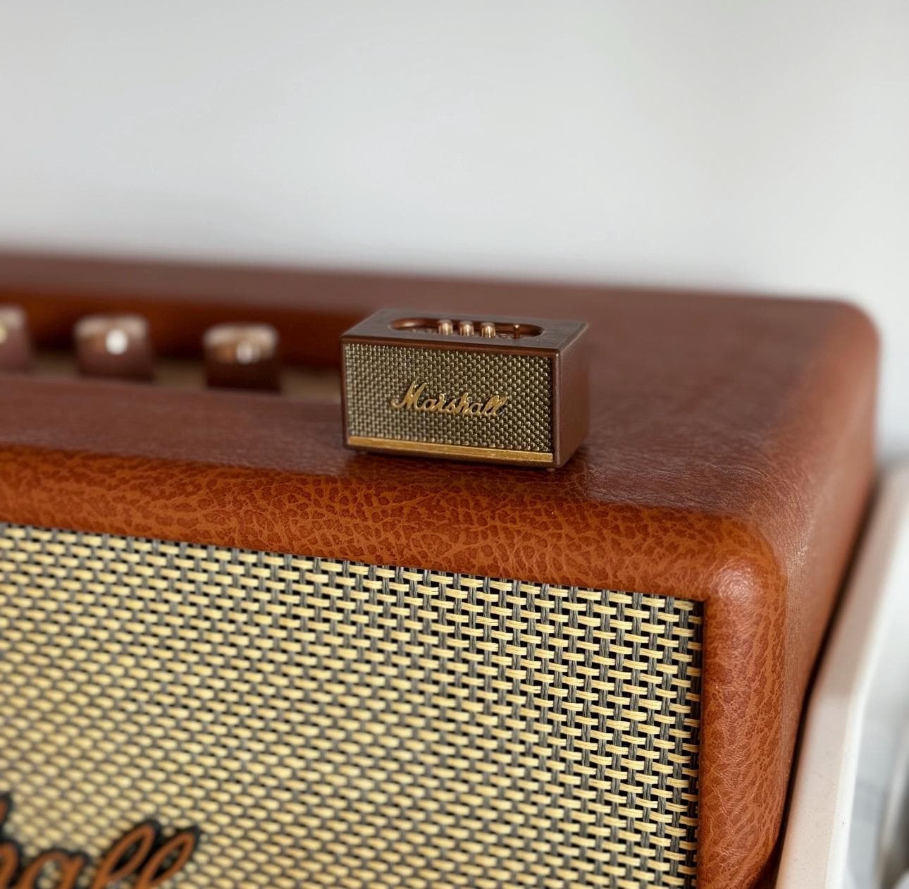 Tiny Retro Amp Speaker Prop | 1/12 Dollhouse Mini | Painted 