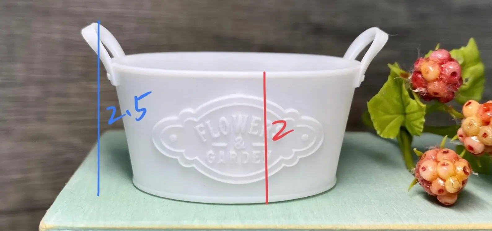 Mini flowers and garden planters 