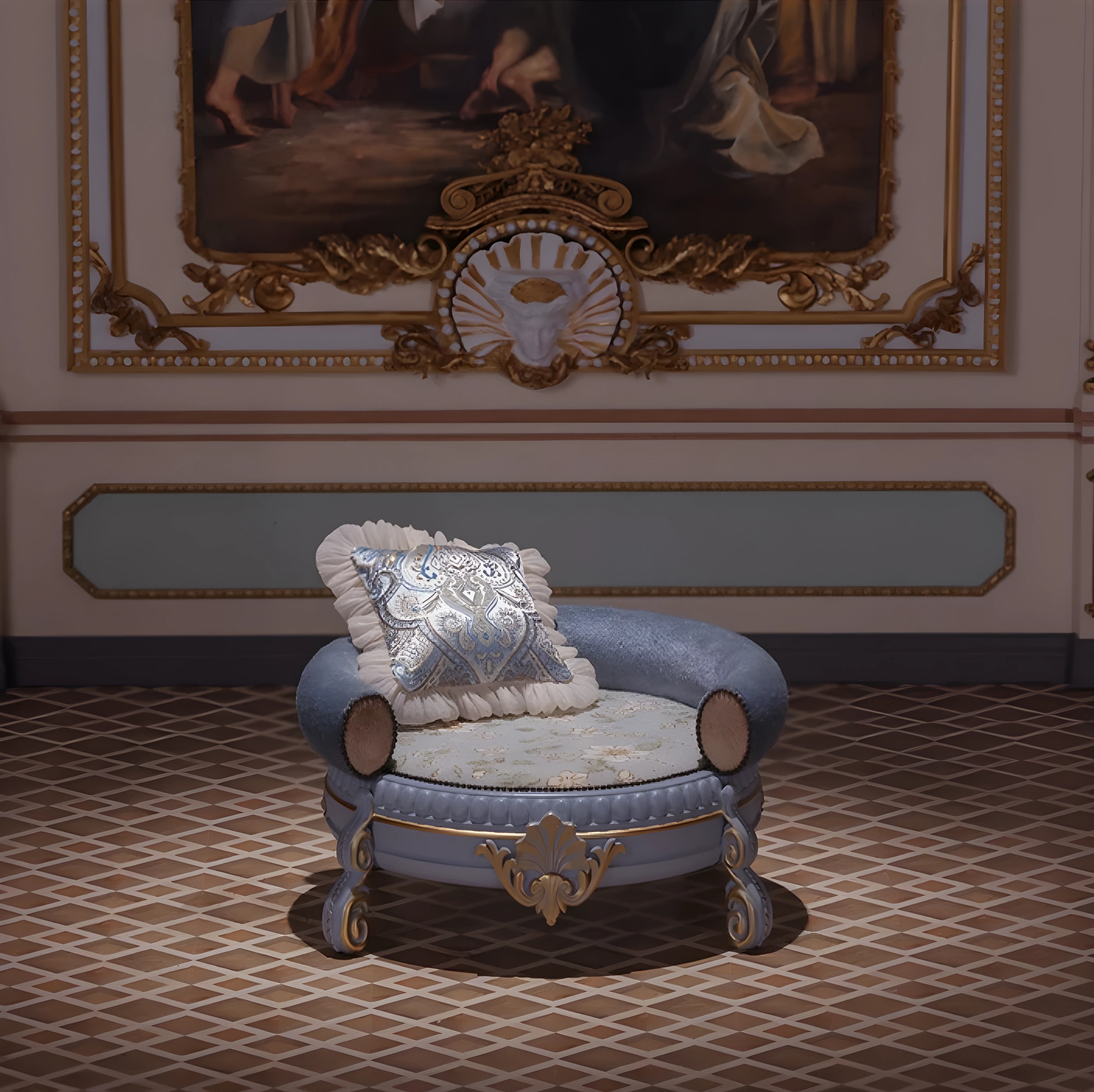 Luxury 1:6 Scale Miniature Furniture Set | French Rococo & Neoclassical Style