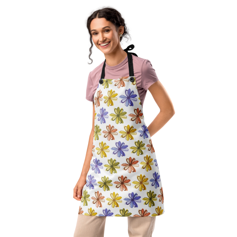 Floral pattern Apron