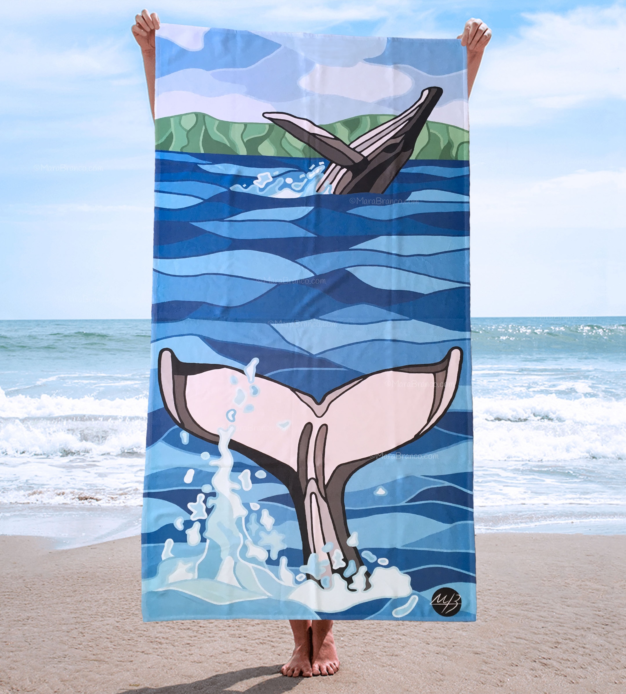 Beach Towel "Kohola"