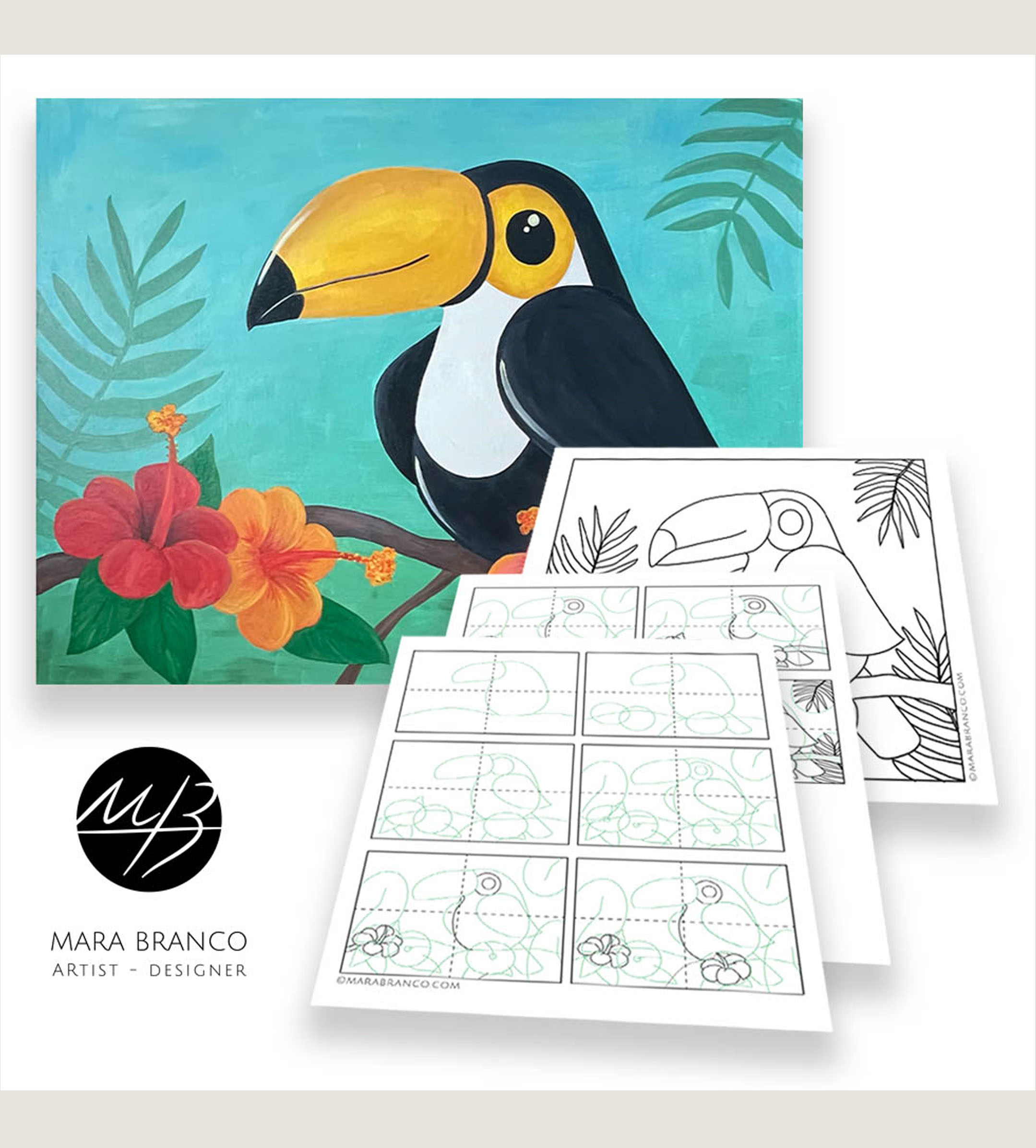 Toucan Drawing