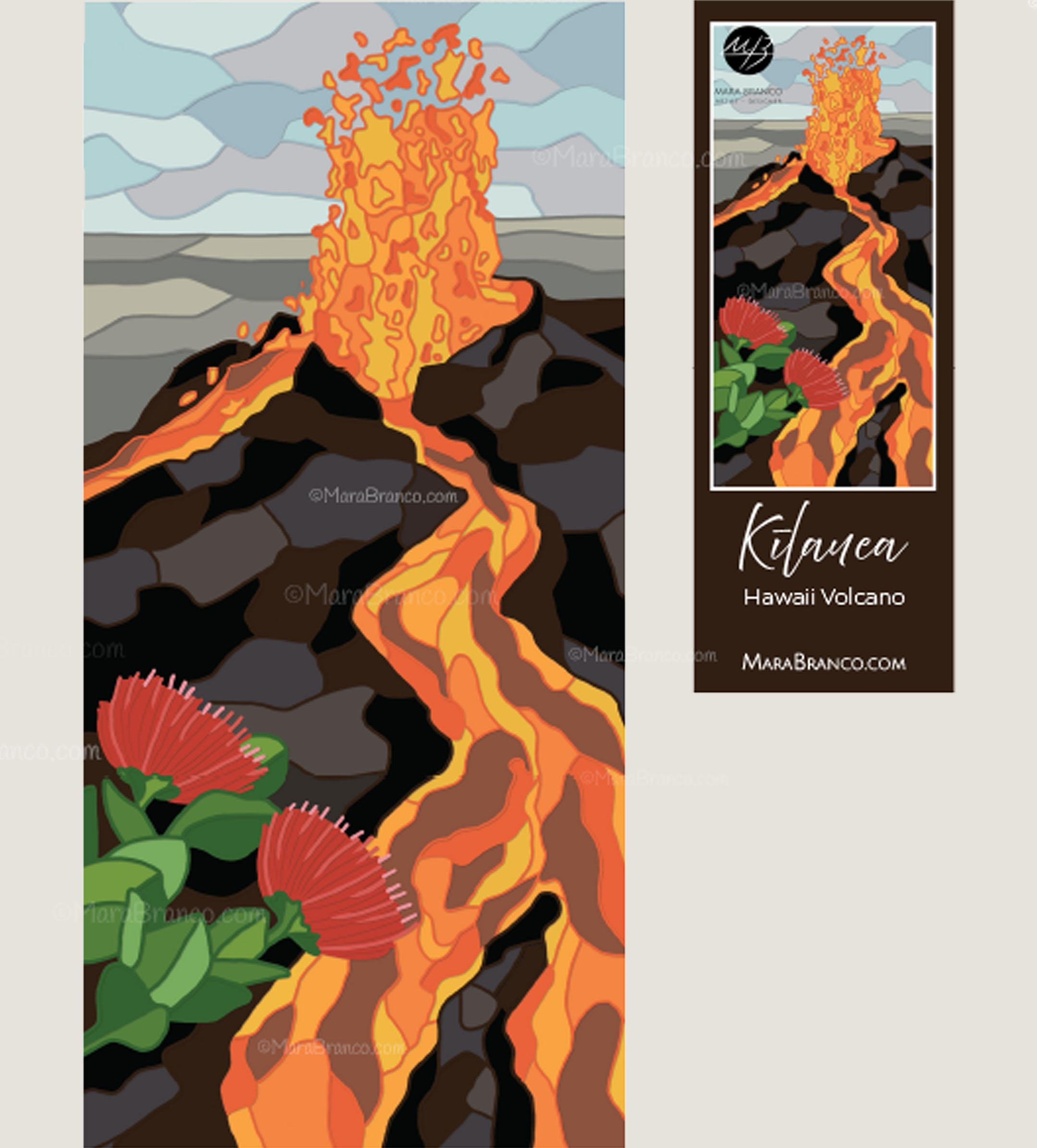 "Kilauea" Art Print