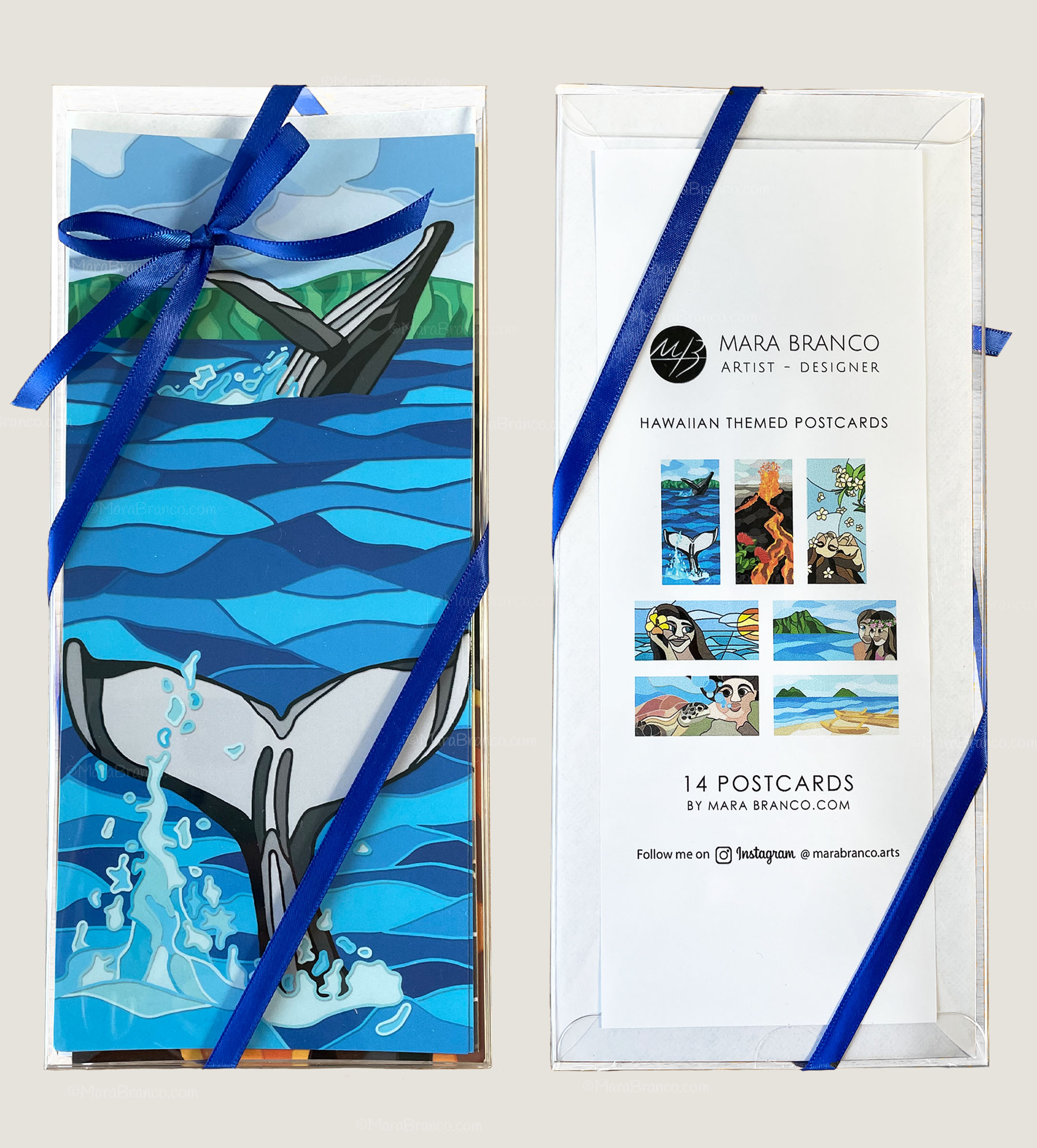 Hawaiian Themed Postcards