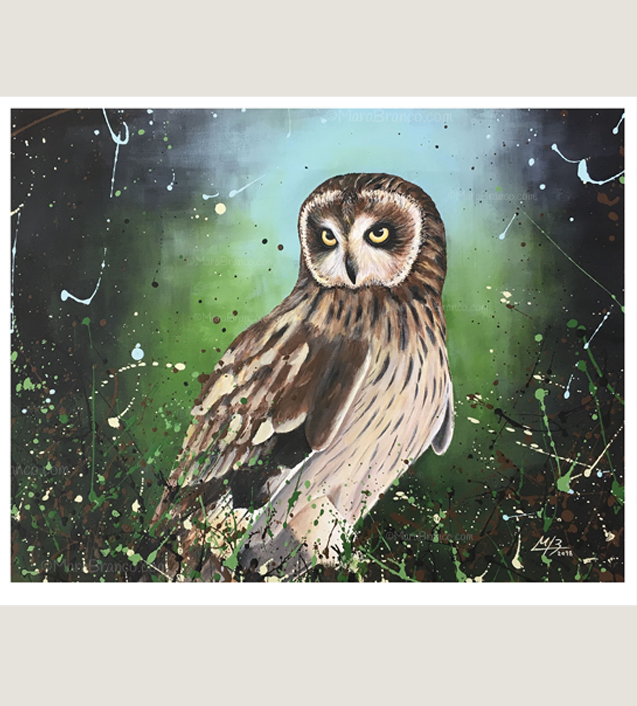 "Pueo"  Art Print