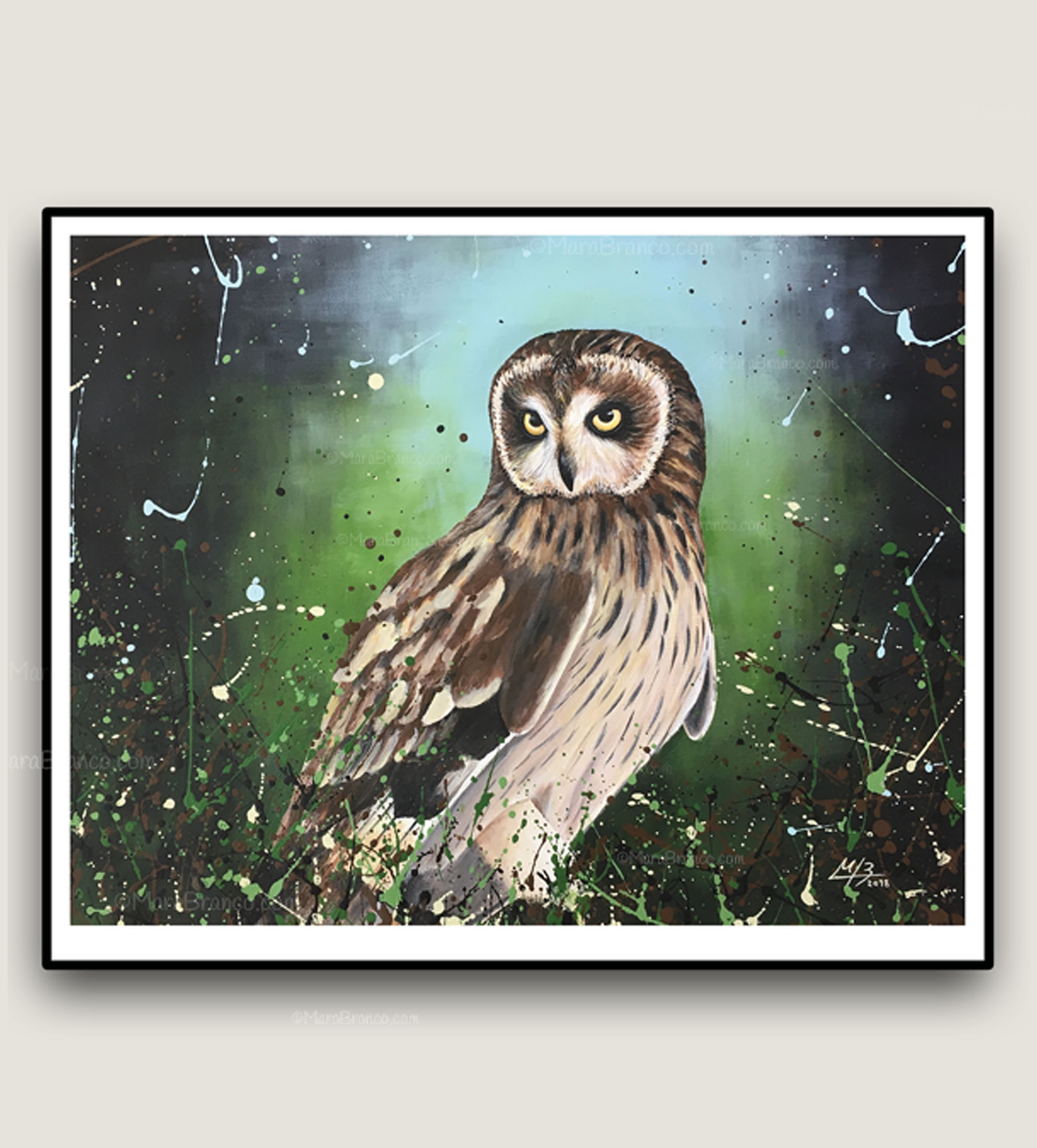 "Pueo"  Art Print
