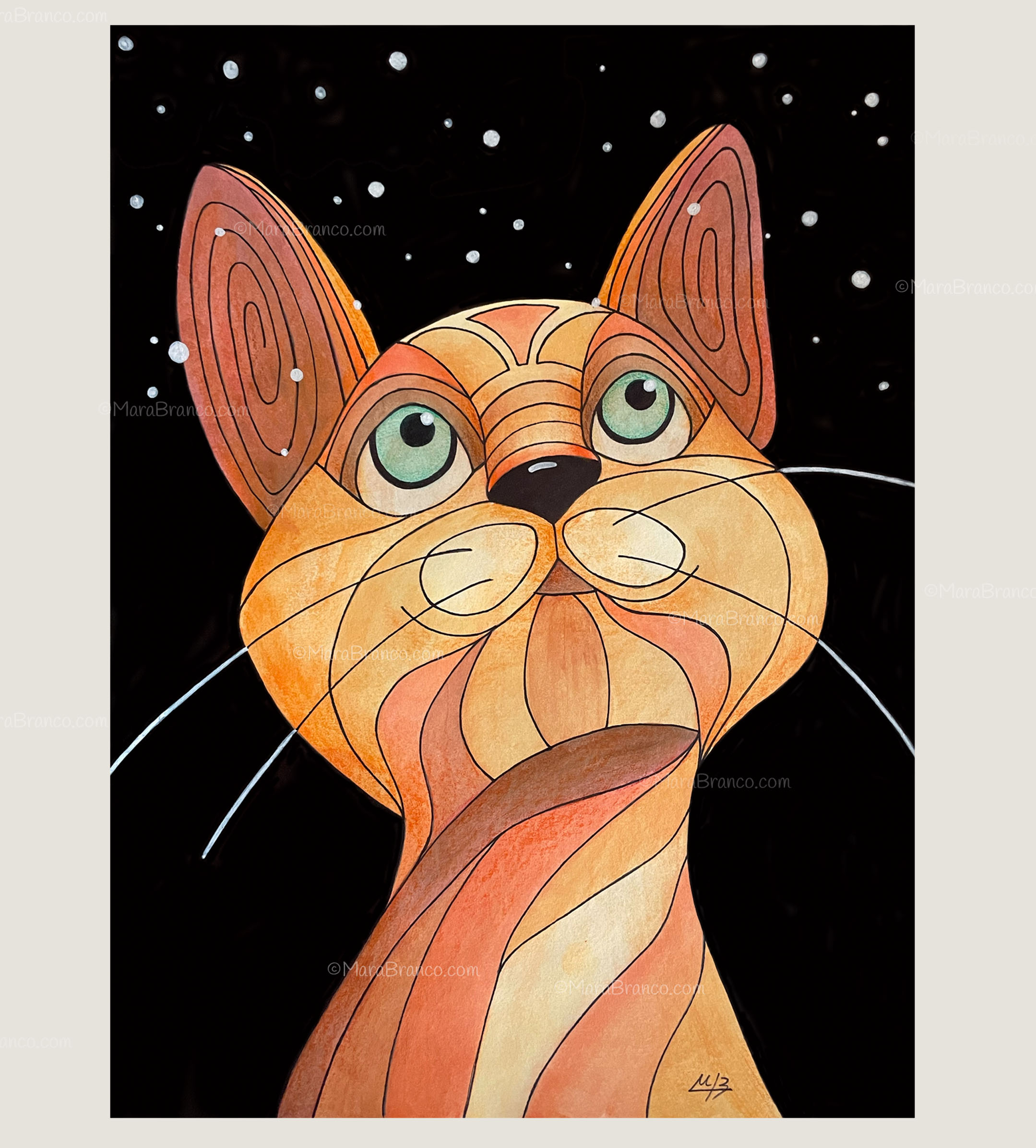 Whimsical Cat 1