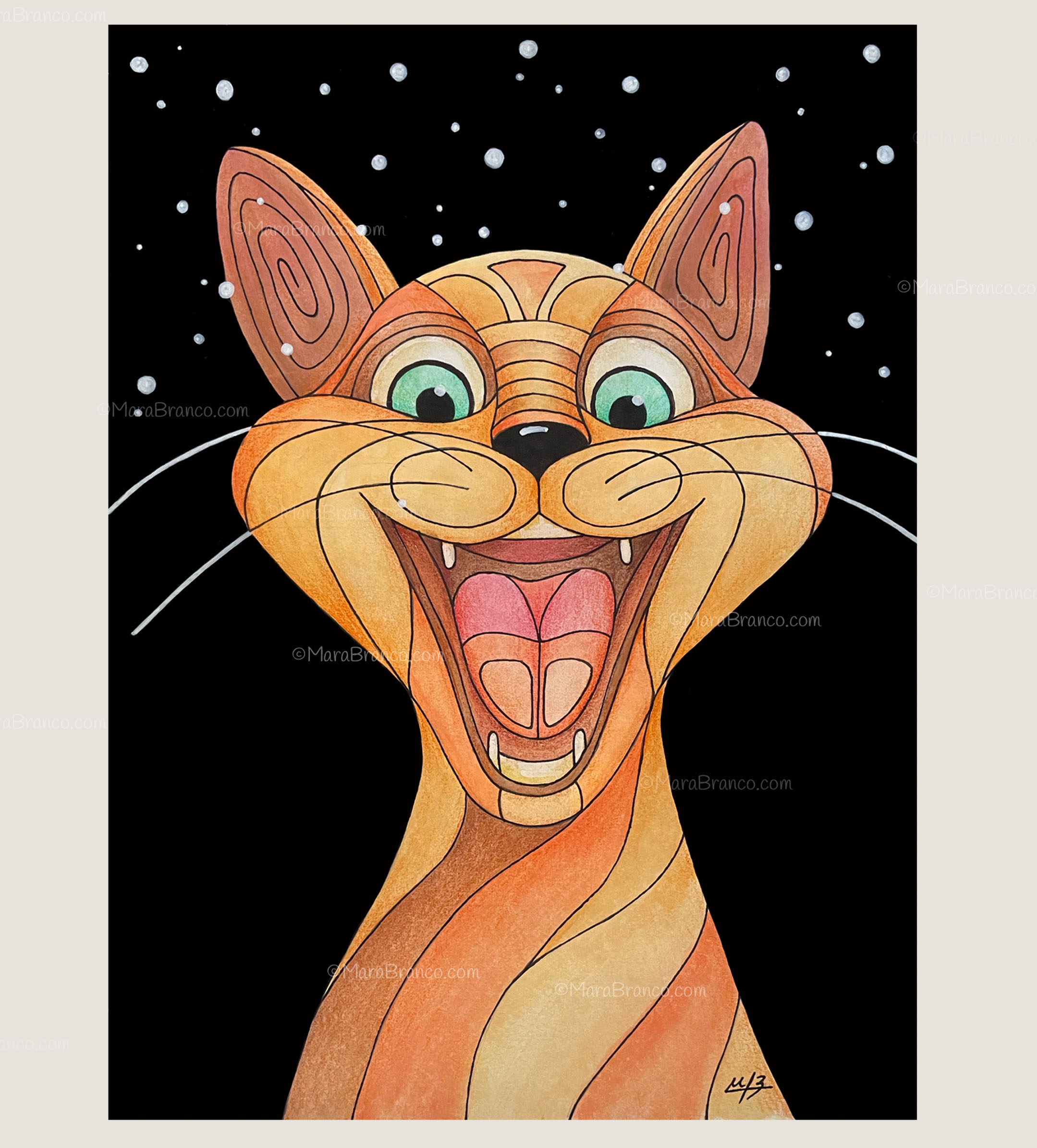 Whimsical Cat 2