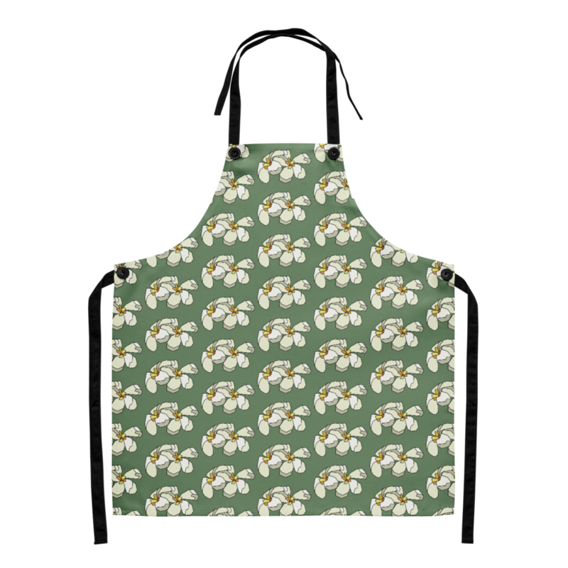 Pumeria pattern Apron