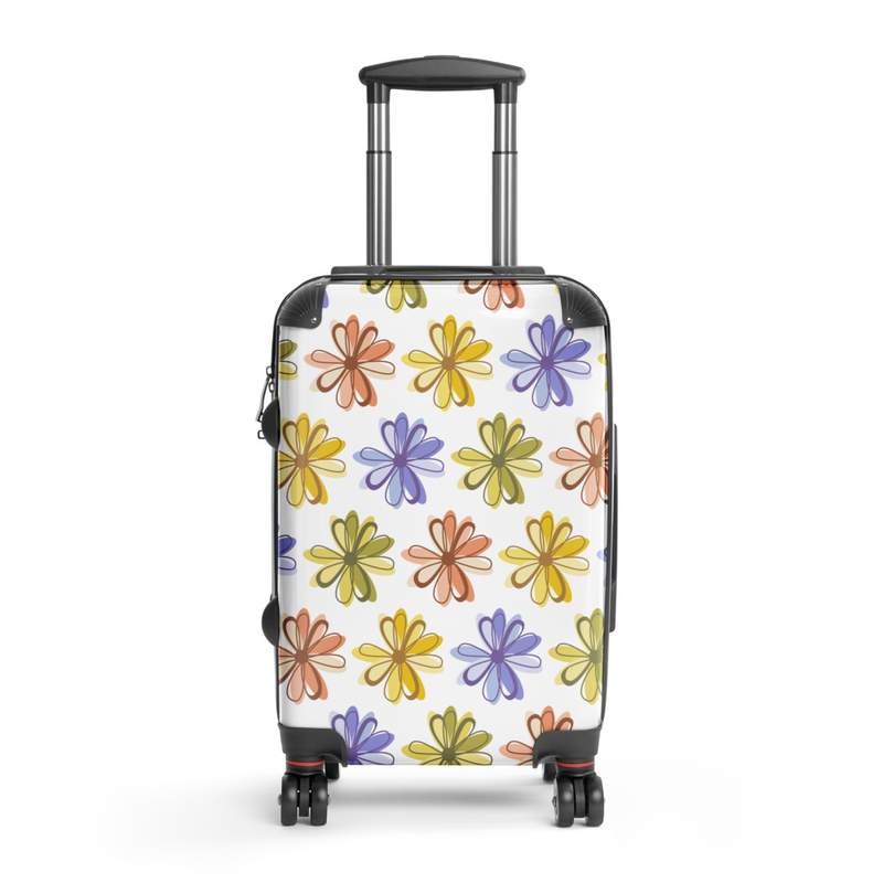 Colorful Floral Hard Shell Suitcase
