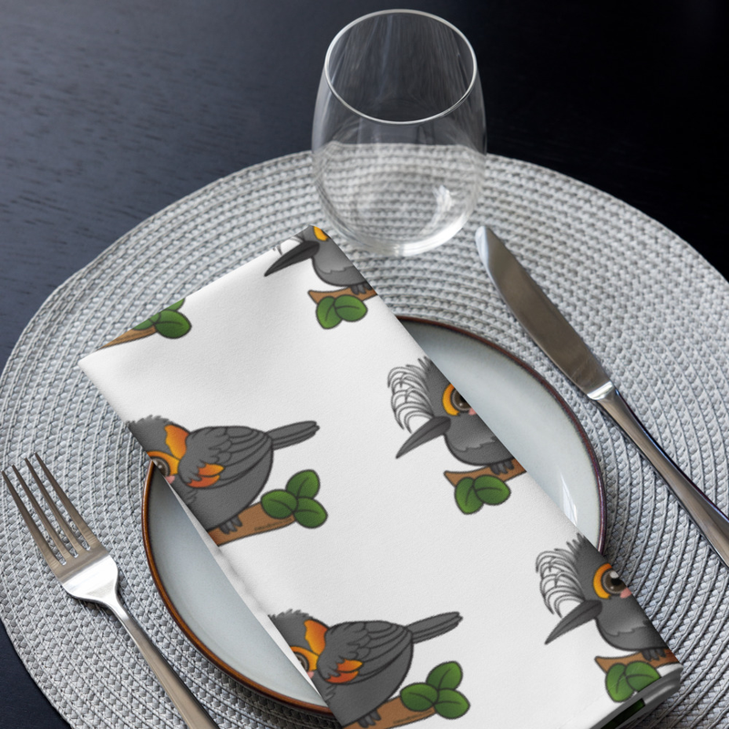 Hawaii Endemic Forest Birds Napkin  Set