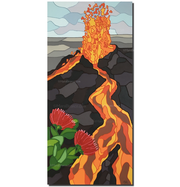 "Kilauea"  Painting 