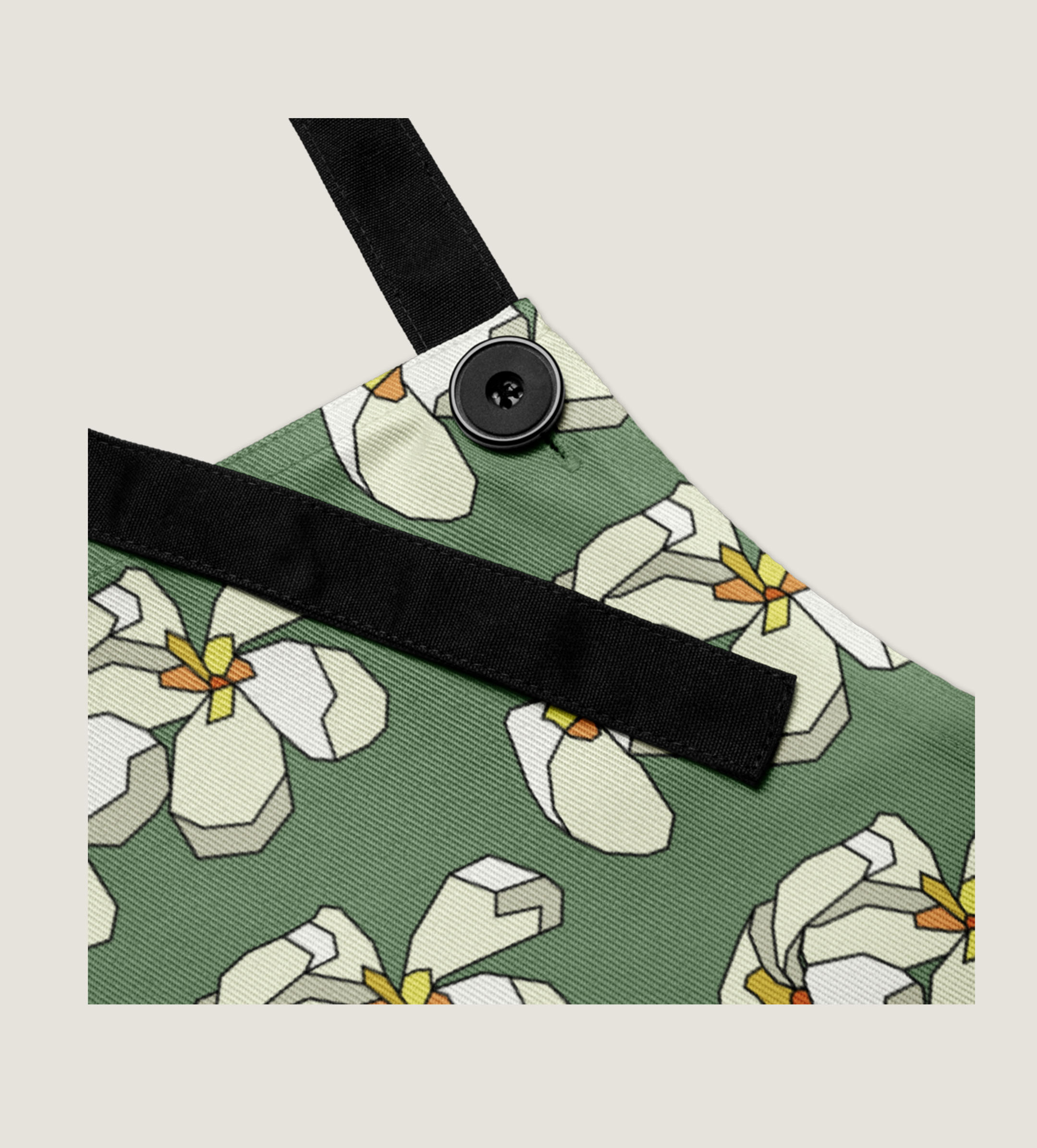 Pumeria pattern Apron