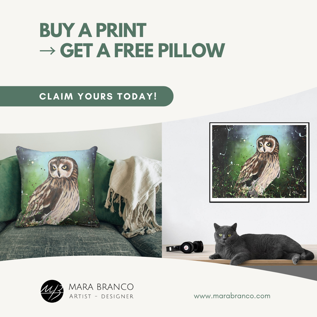Free Pillow "Pueo"