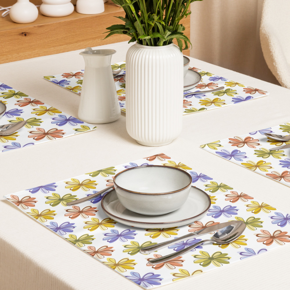 Floral Placemats Set