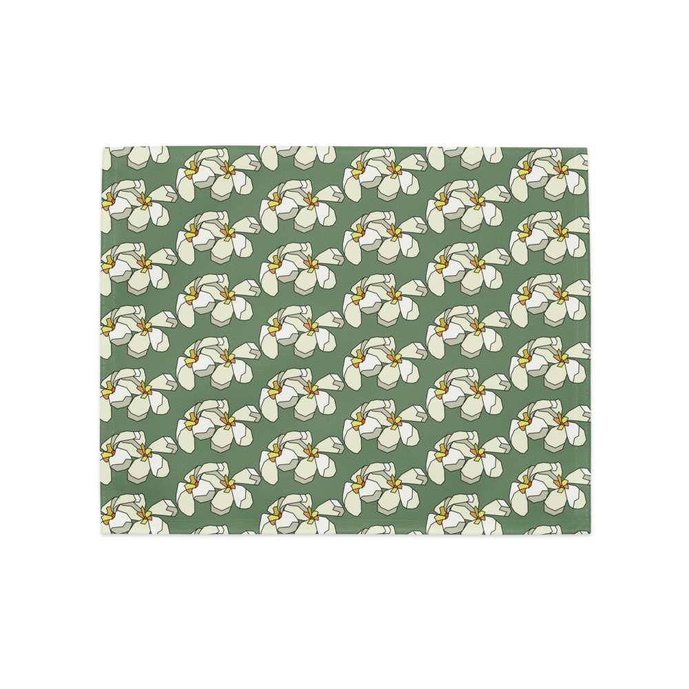 Plumeria pattern Placemat Set