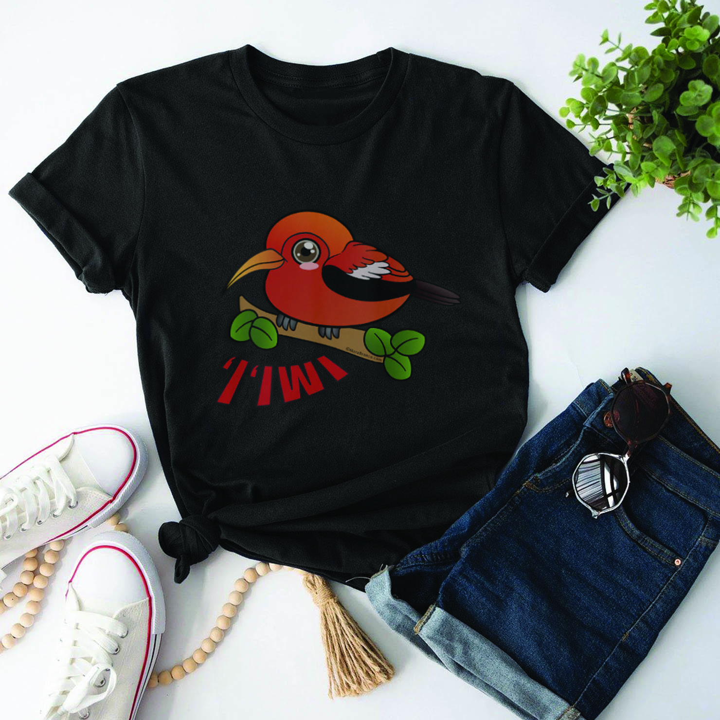 ʻIʻiwi Unisex Ligthweigh T-Shirt