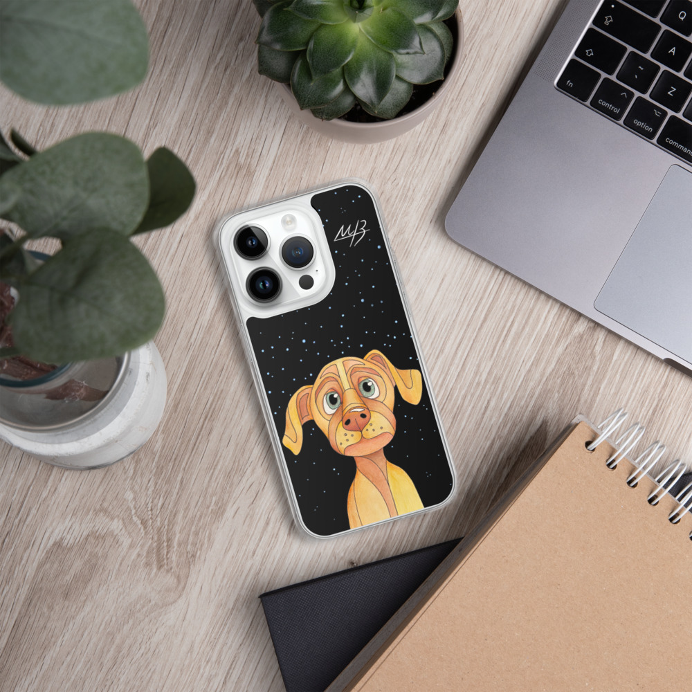 Cute Dog Starry Night Phone Case