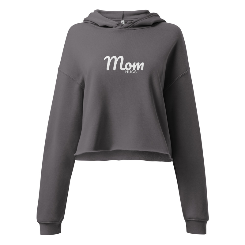 Mom HUGS Crop Hoodie