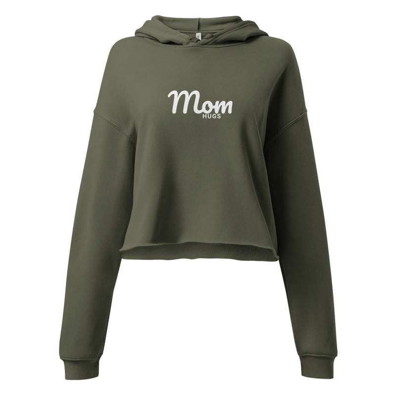 Mom HUGS Crop Hoodie