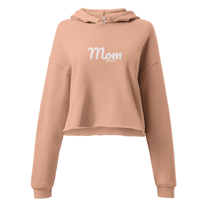 Mom HUGS Crop Hoodie