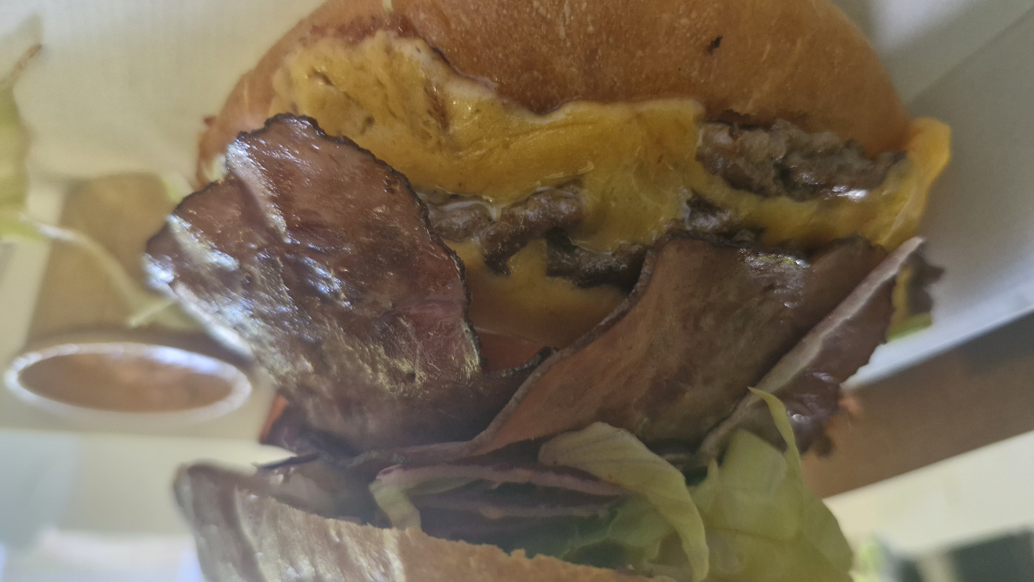 Burger "le renard rusé GLC" frites