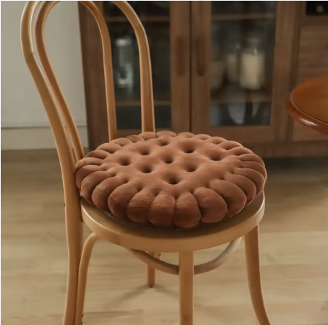 Round Cushioned Chair Pad