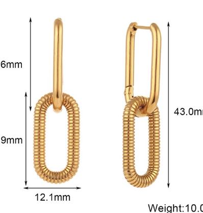 Gold Plated Hoop Earrings