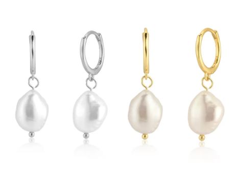 Elegant Pearl Drop Earrings