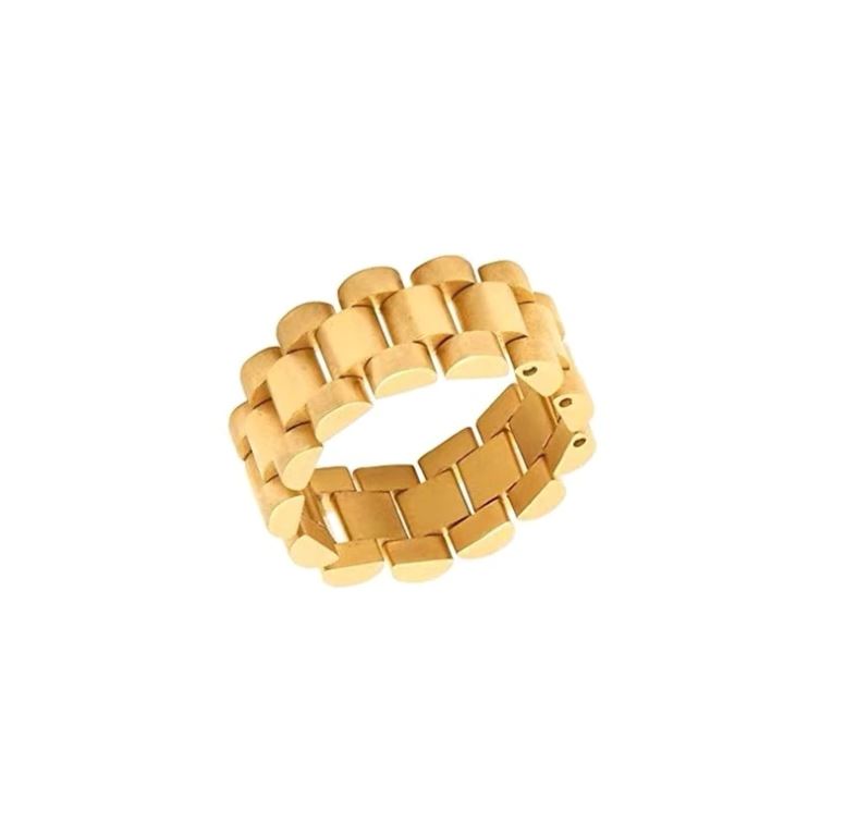 Gold Link Ring