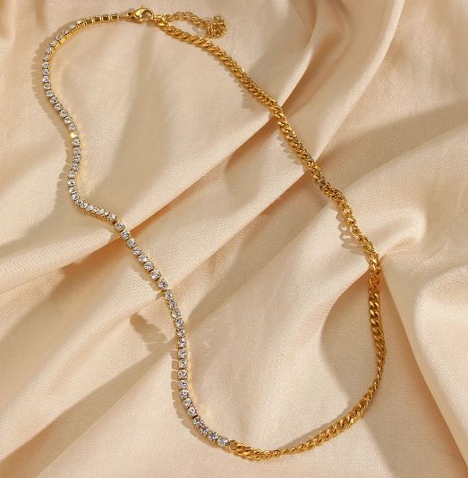 Elegant Two-Tone Necklace