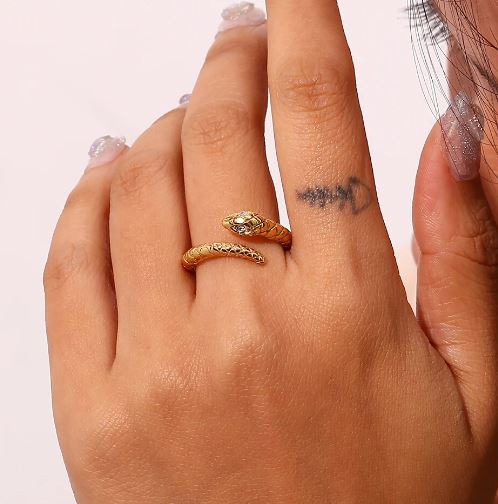 Gold Snake Ring