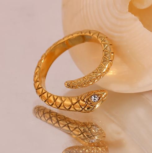 Gold Snake Ring