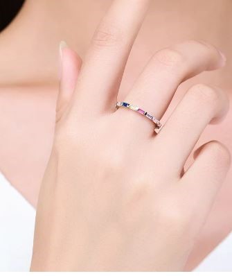 Colorful Gemstone Ring