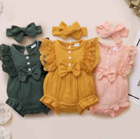 Baby Girl Romper Set