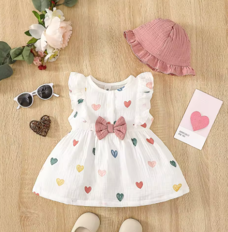 Baby Girl's Summer Dress Set