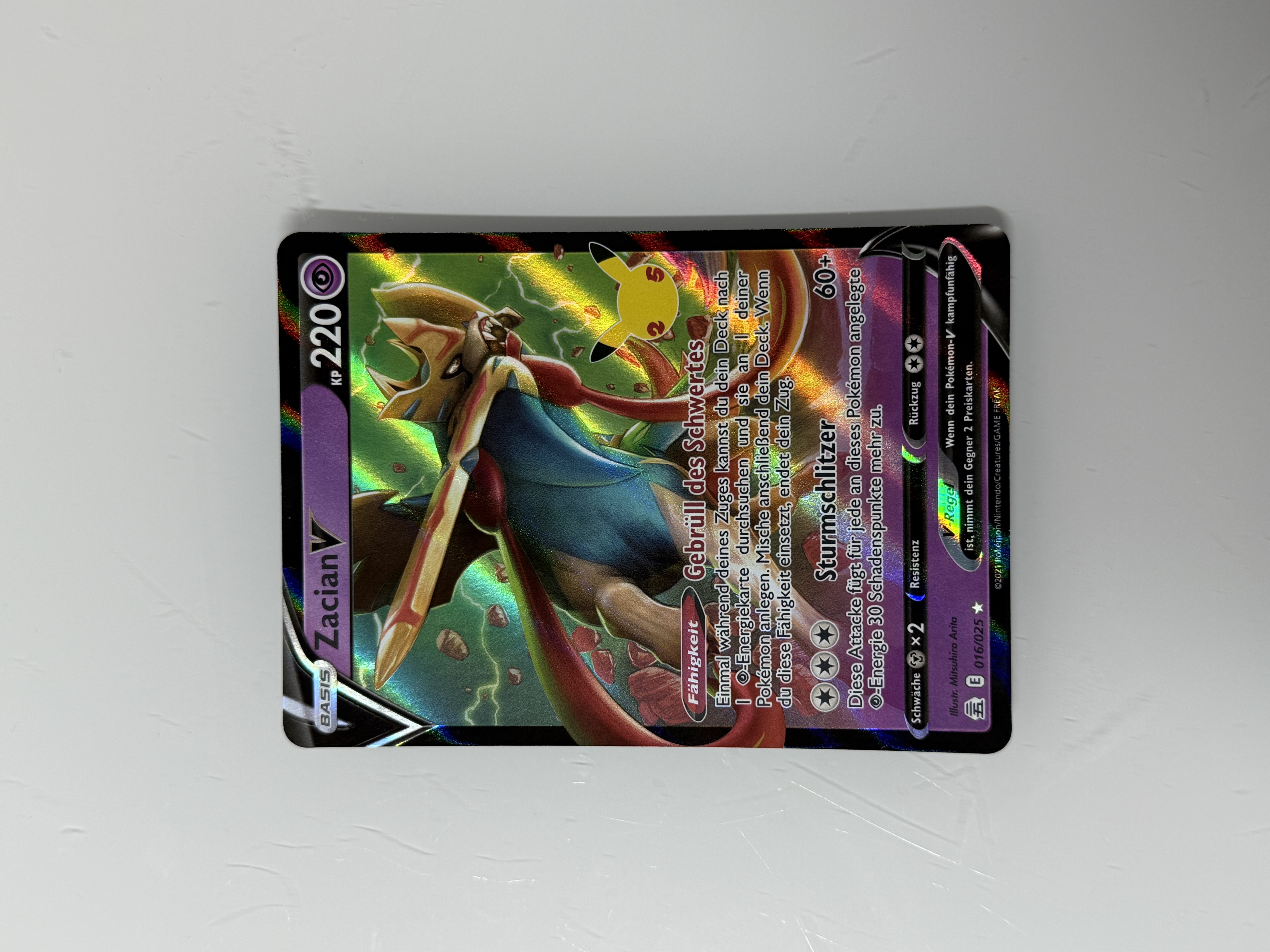 Zacian V 016/025 Deutsch nm