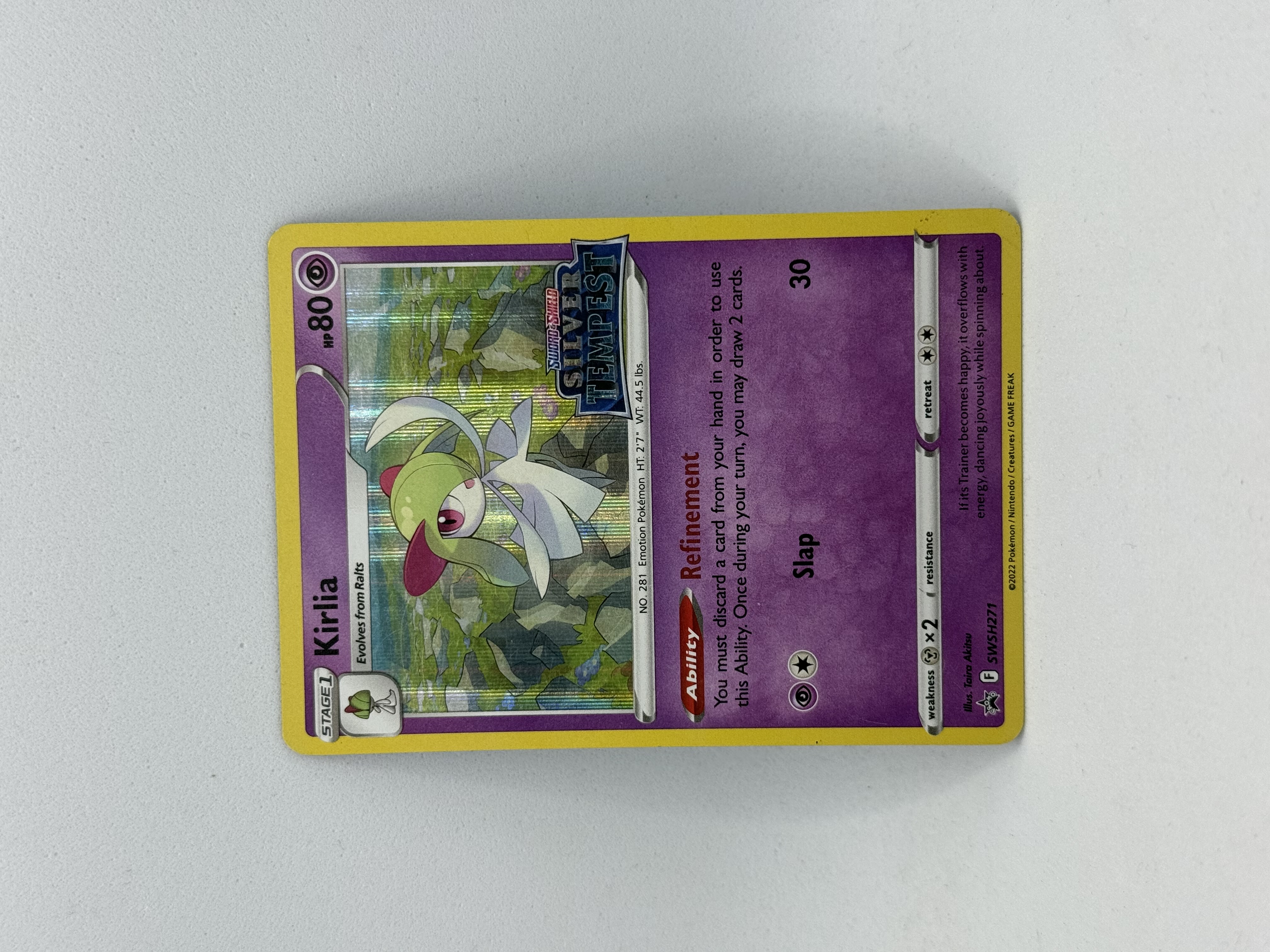 Kirlia SWSH271 promo Stamp