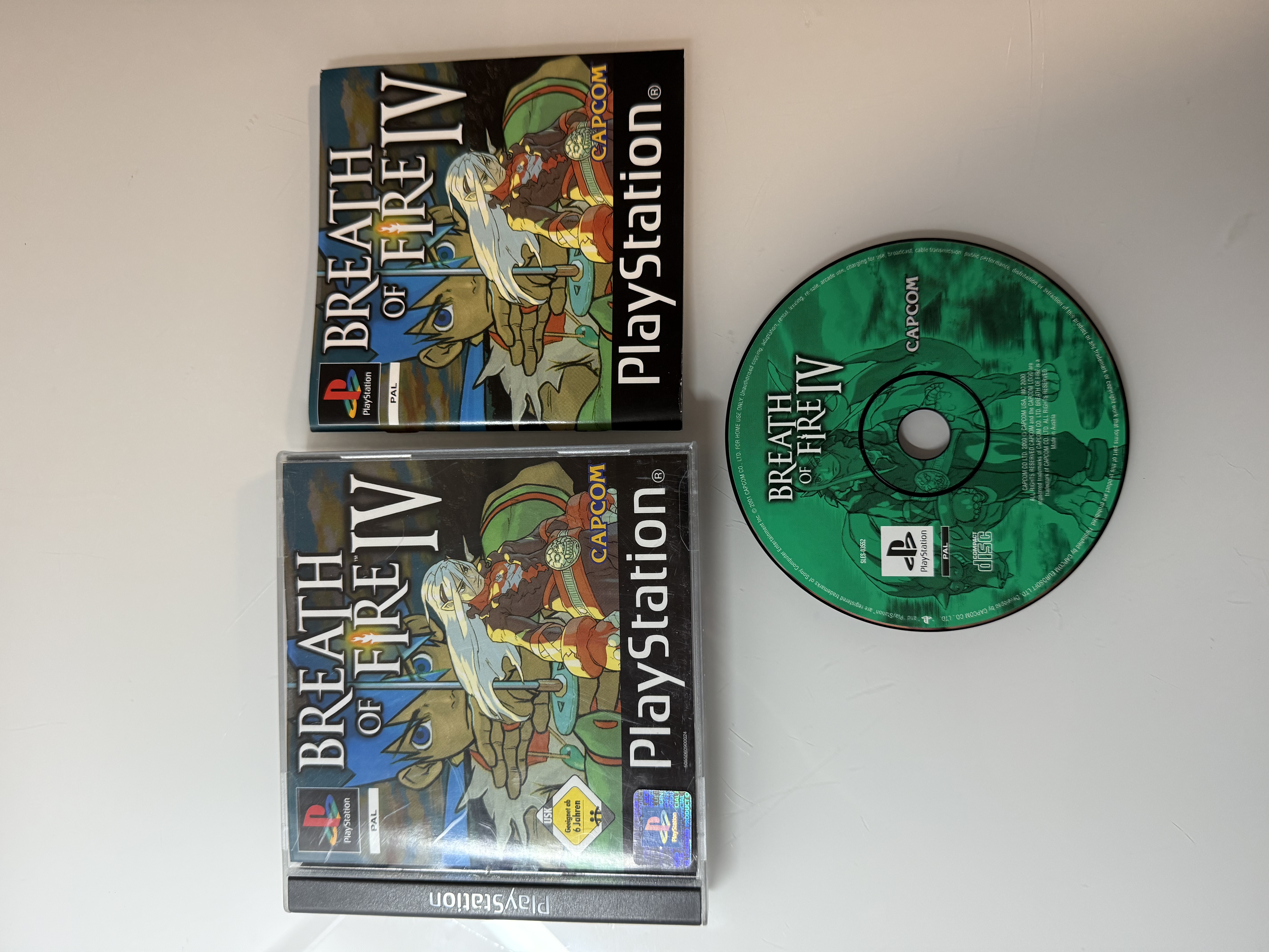 Breathe of Fire IV * Playstation 1 * RPG RAR PS1 Rollenspiel OVP Anleitung