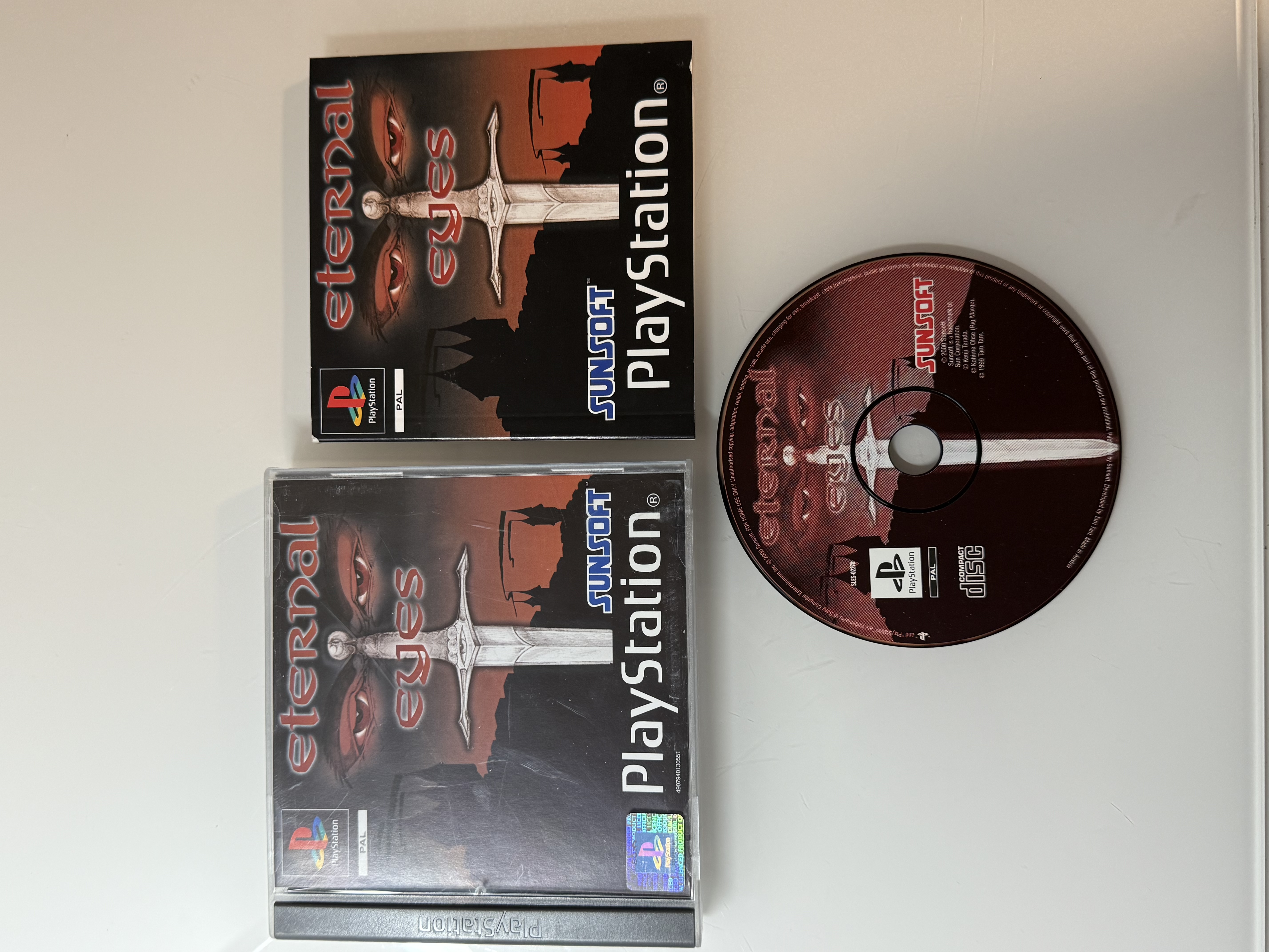 Eternal Eyes - PS1 - Sony Playstation 1 Spiel (mit OVP) PAL - Sunsoft - RPG