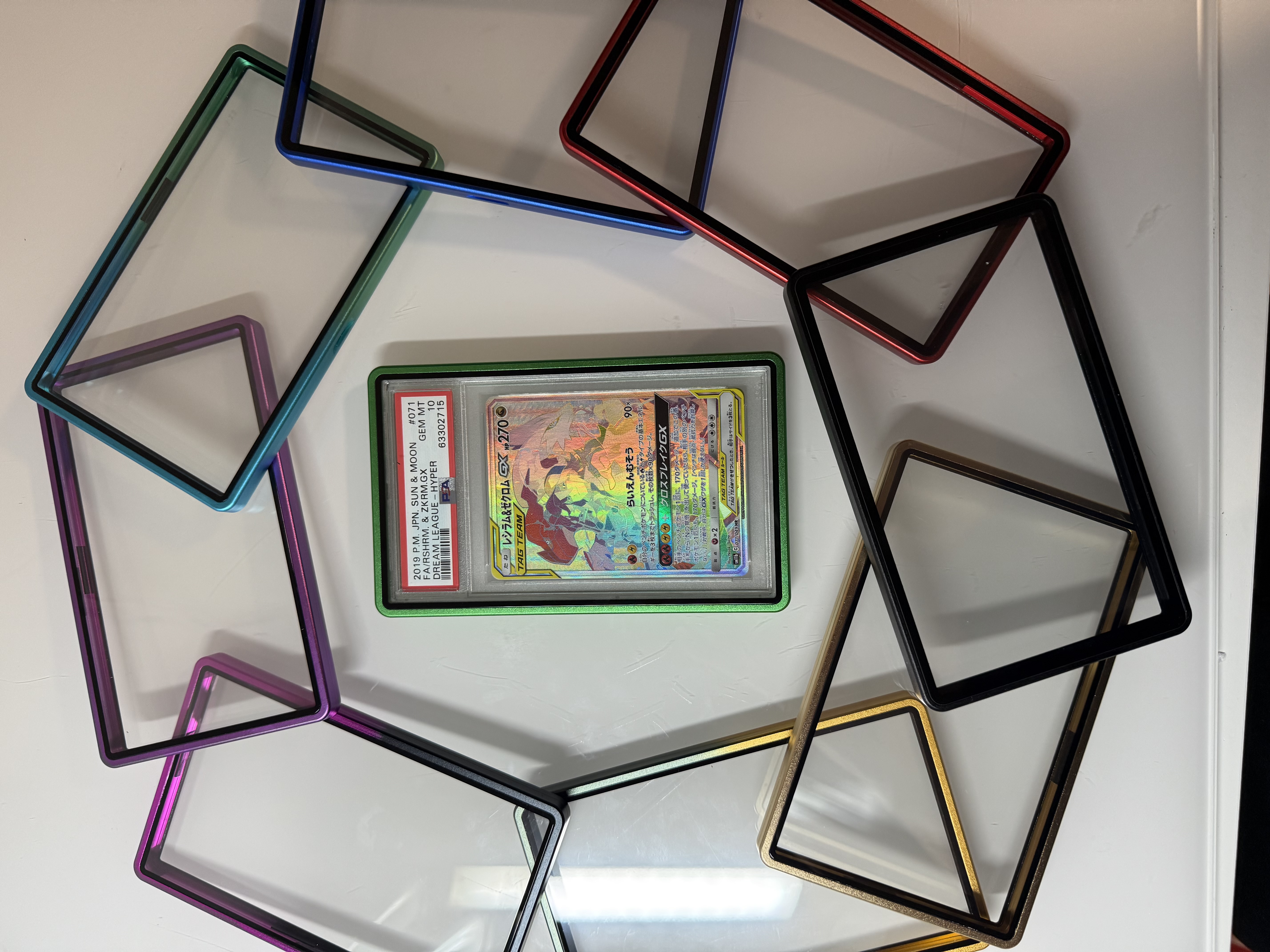 Metal Magnetic UV Protective Case for CGC and PSA Slabs