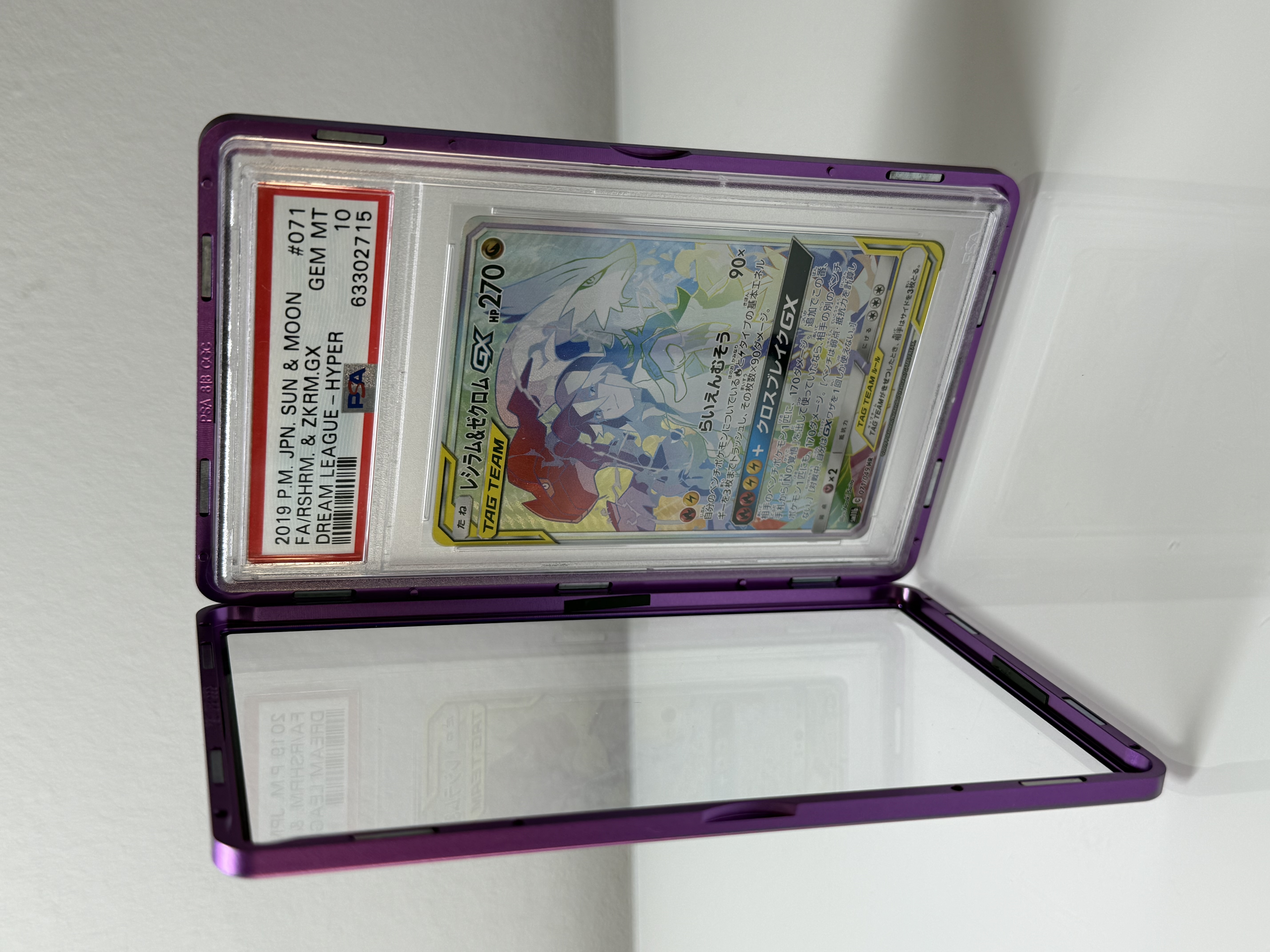 Metal Magnetic UV Protective Case for CGC and PSA Slabs