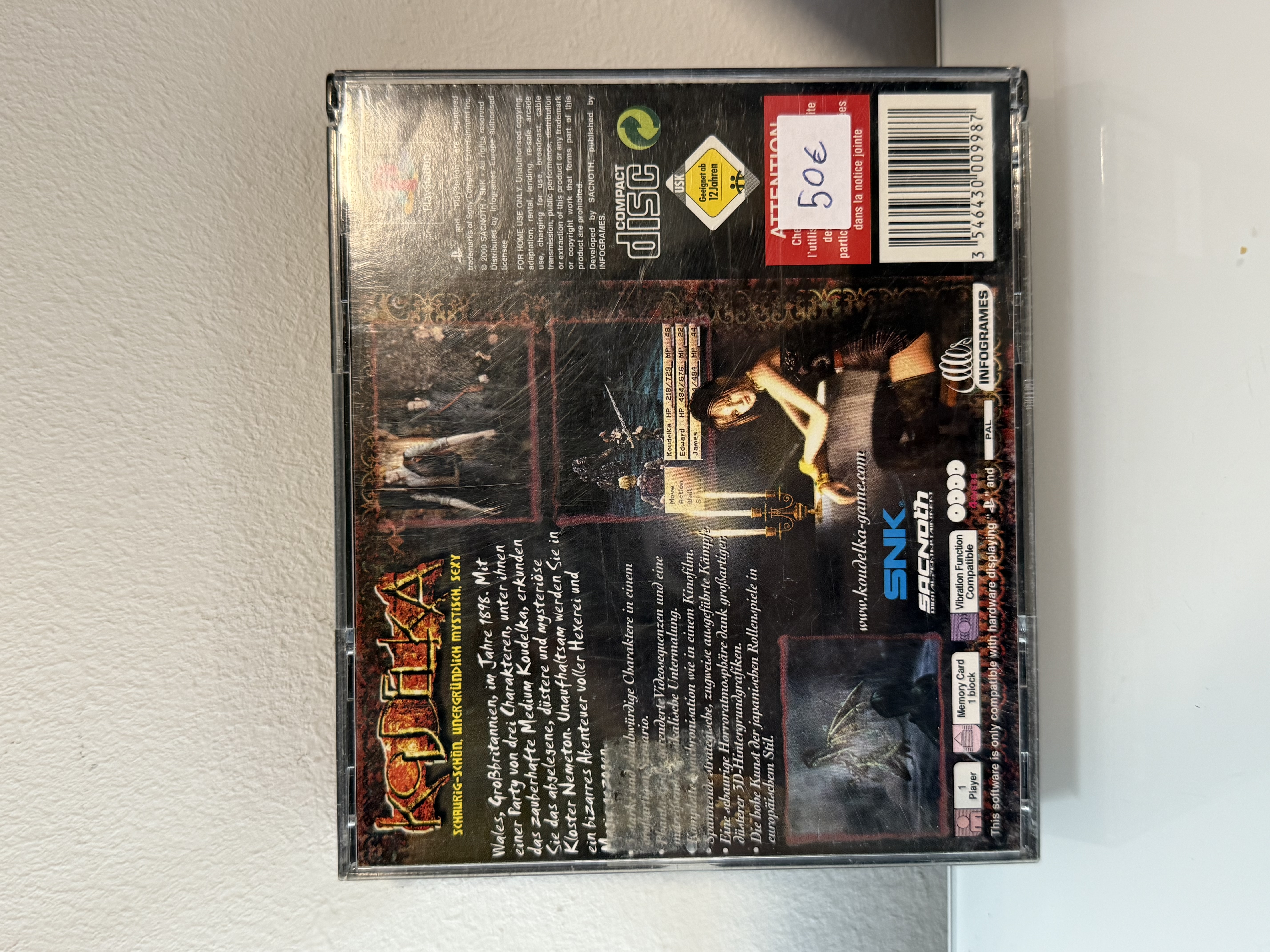 Koudelka - Sony Playstation 1 - OVP - gebraucht - PAL