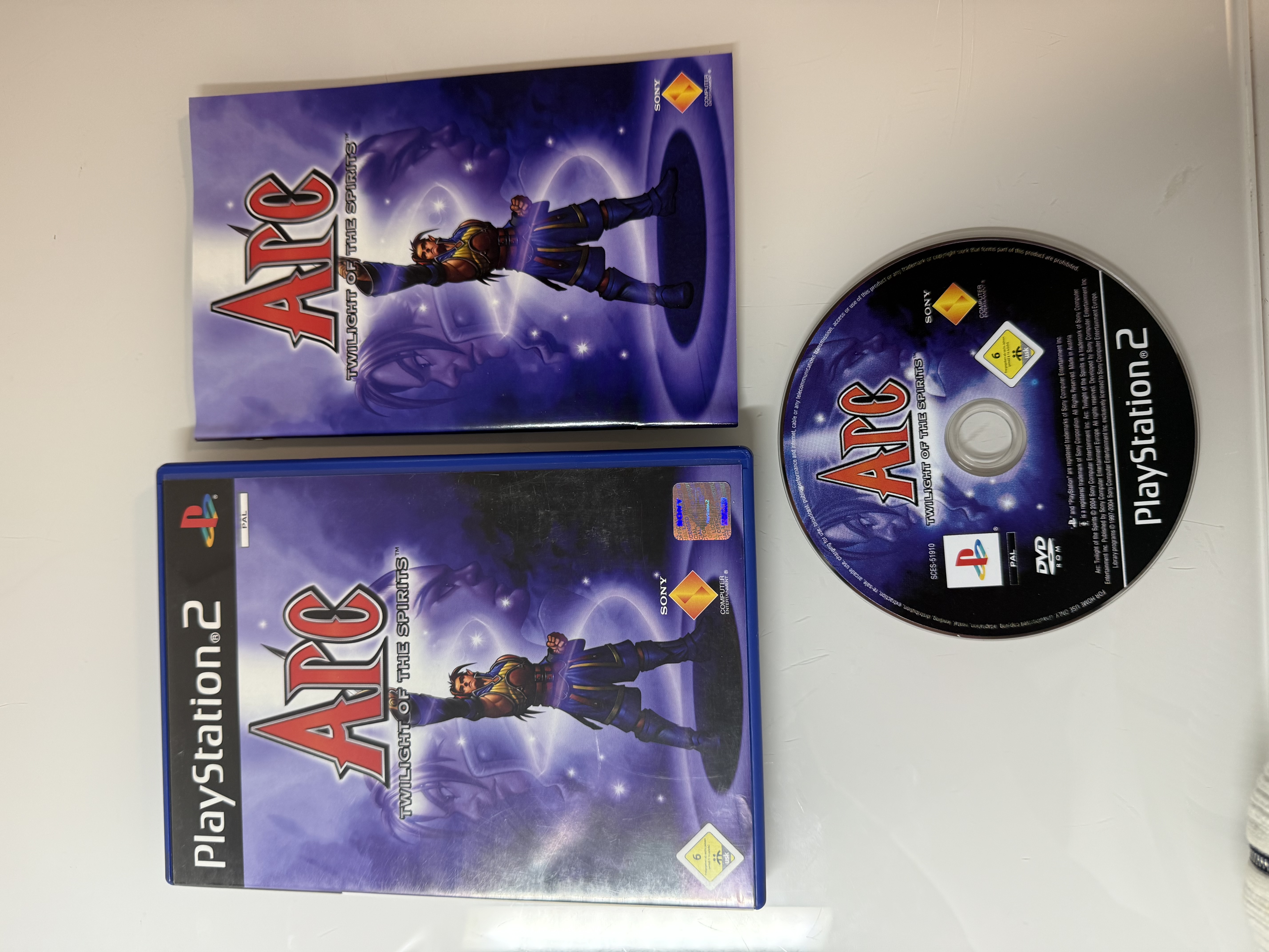 Sony PlayStation 2"ARC the Lad Twilight of the Spirits" PAL PS2
