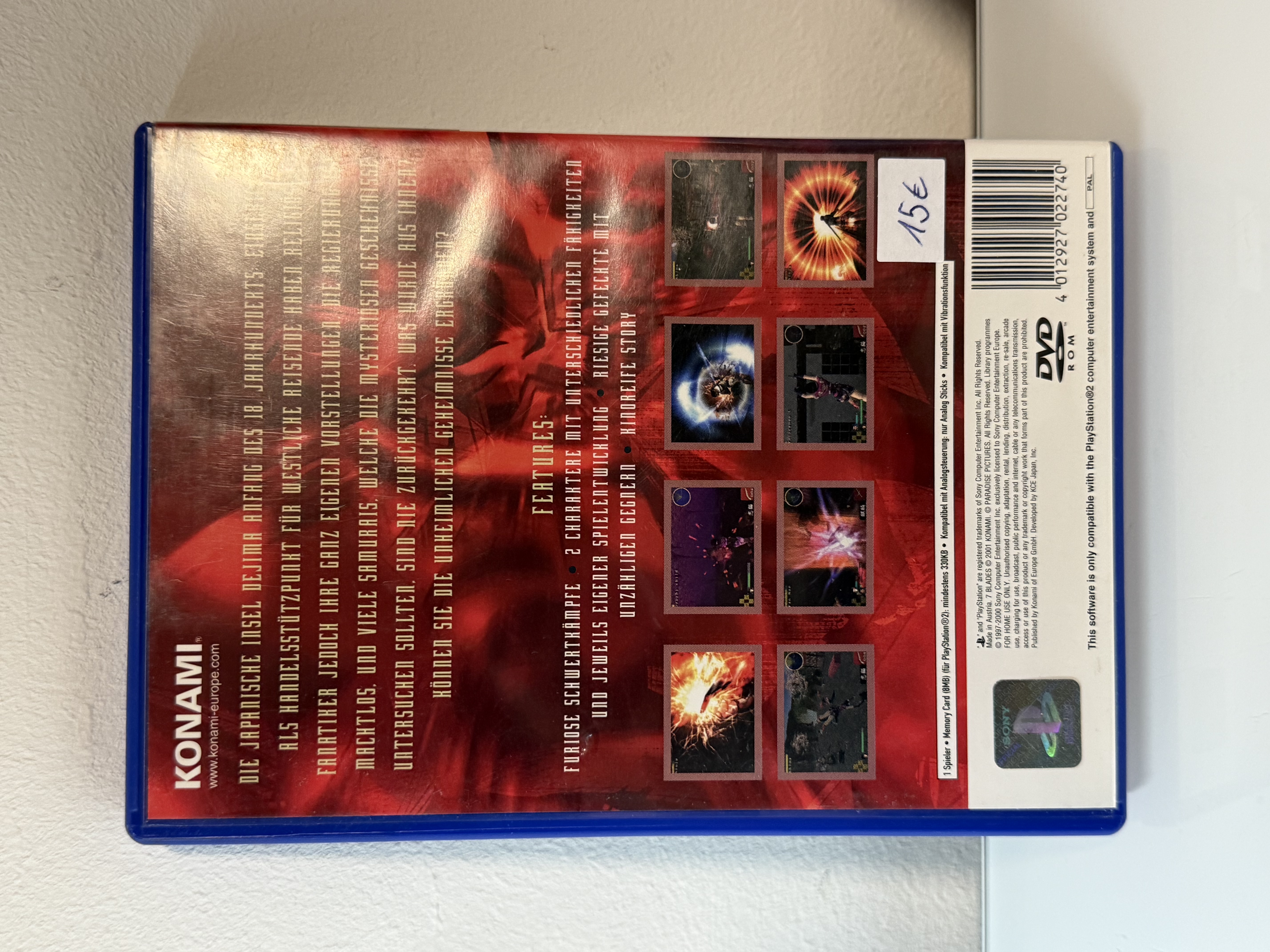 7 Blades | Playstation 2 (PS2) | inkl. Anleitung | Zustand: SEHR GUT