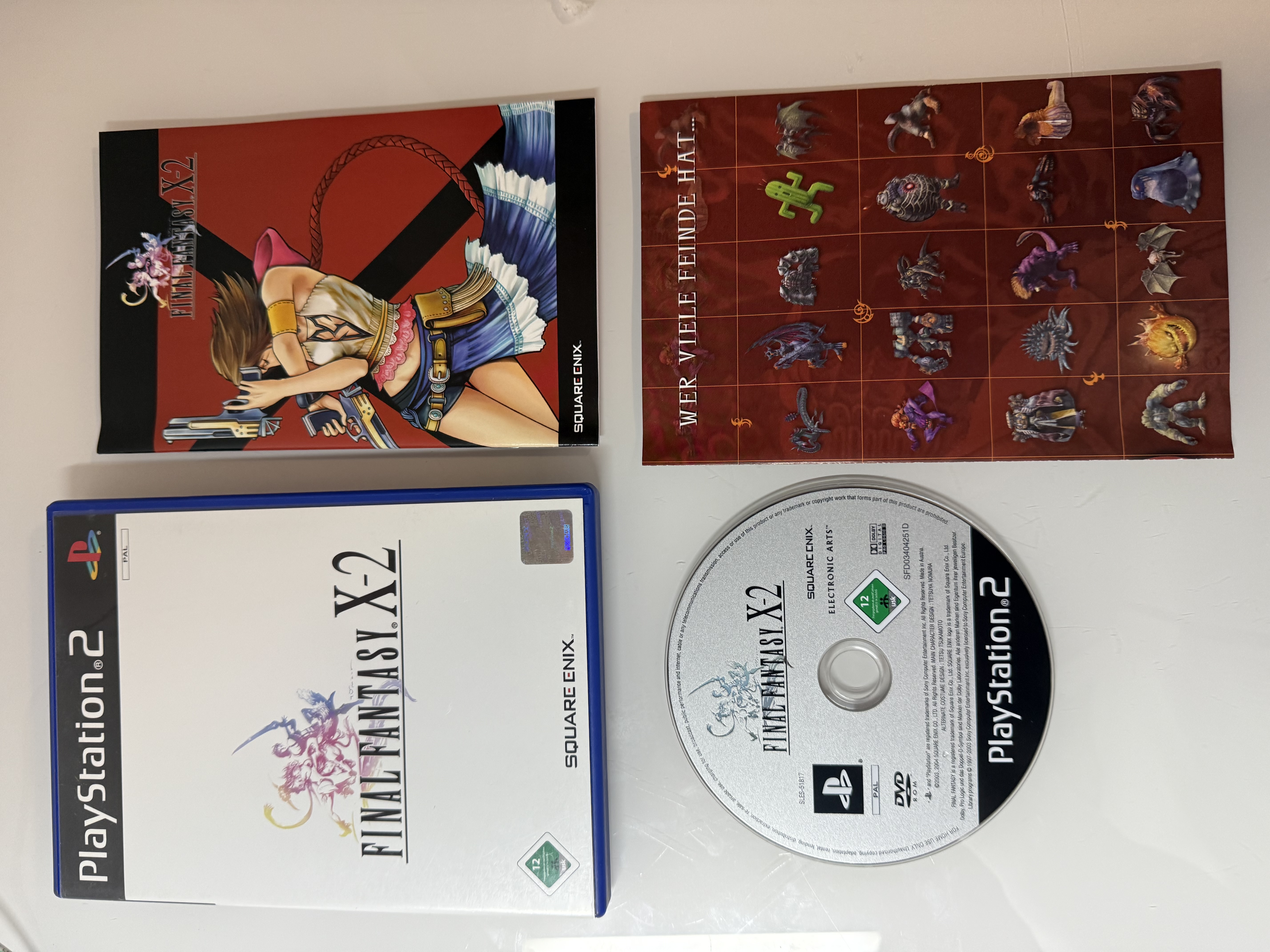 Final Fantasy X-2 Sony PlayStation 2 mit OVP Poster PS2