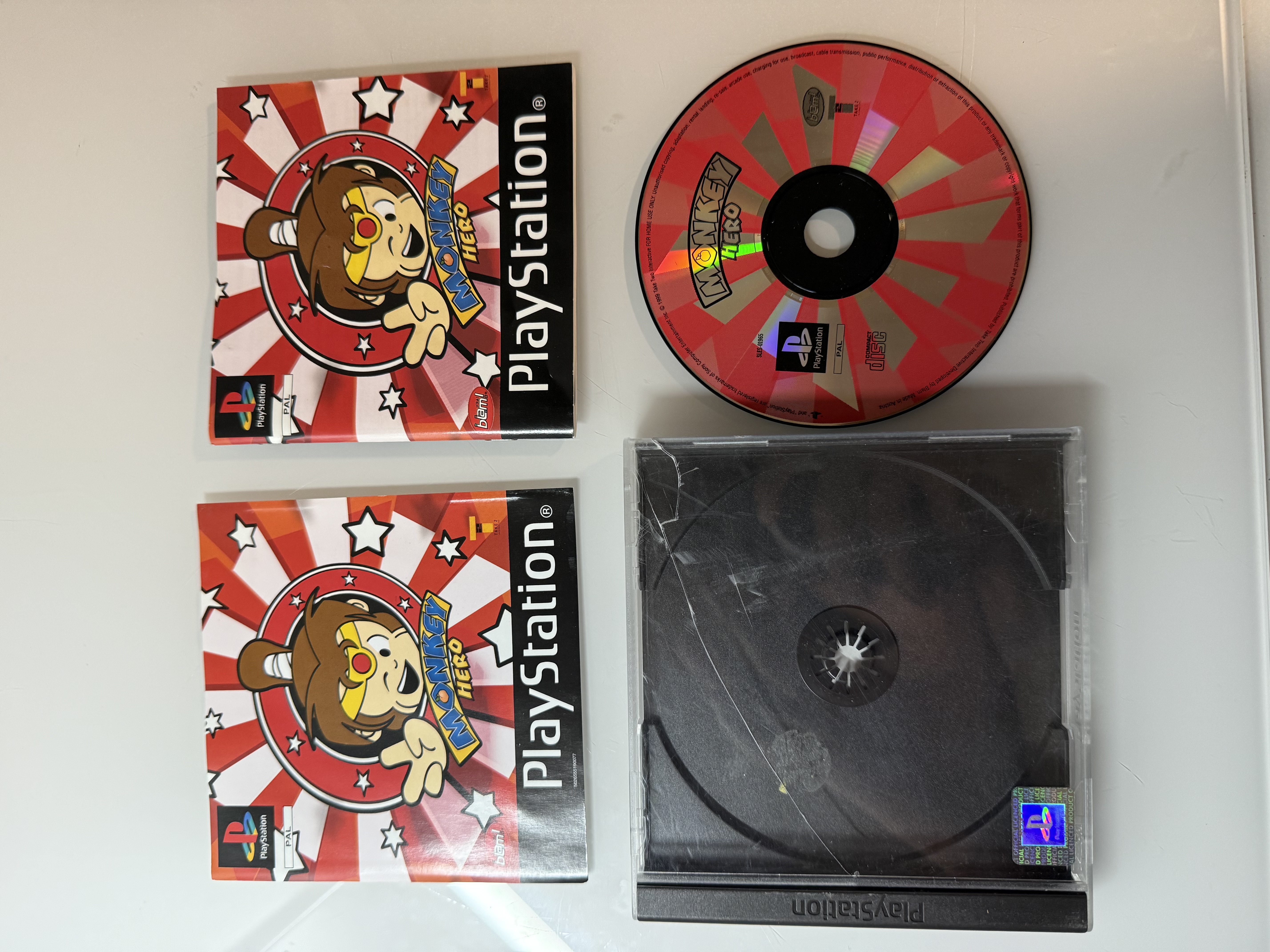 The Adventures of Monkey Hero Ps1 PlayStation 1 + Anleitung ✅️