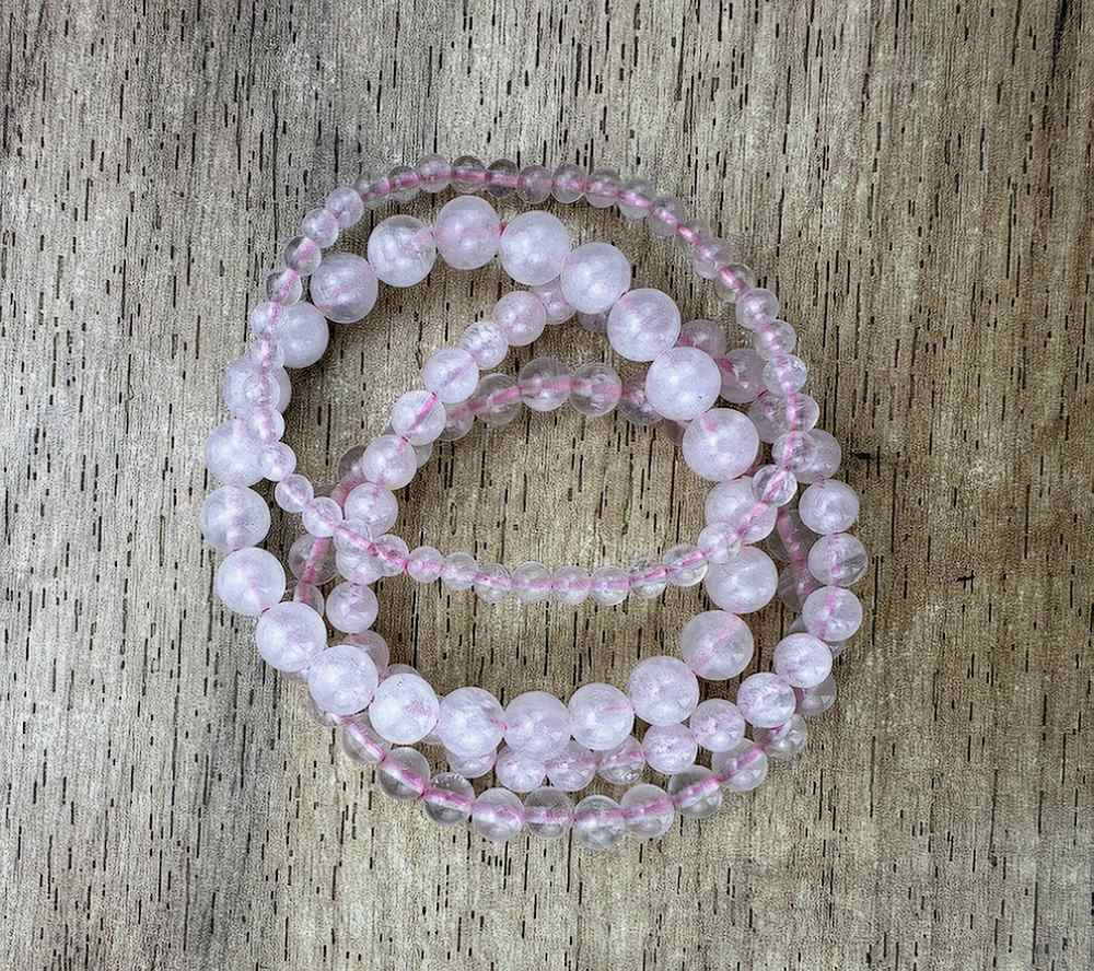 PULSERA CUARZO ROSA